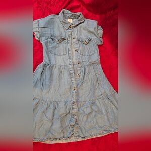 Wonder Nation Light Blue Denim Casual Dress